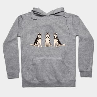 Husky Dogs Hoodie